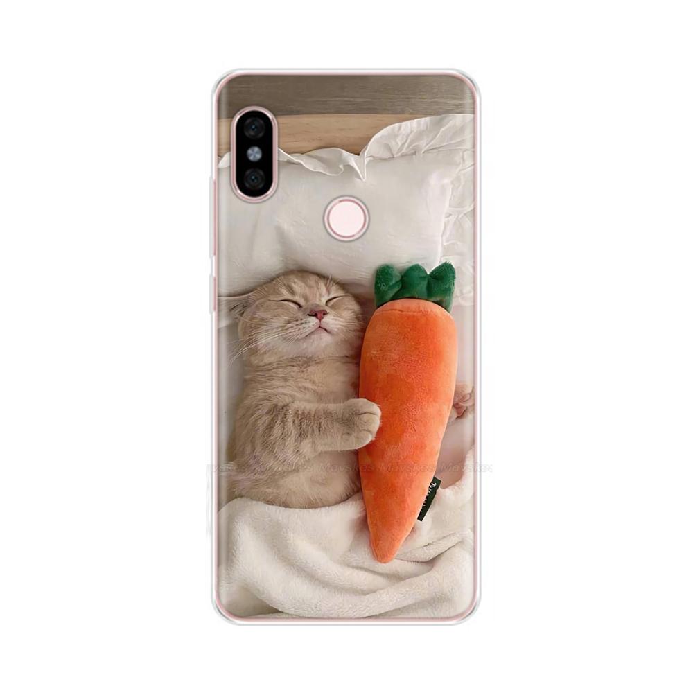 For Redmi Note 5 Note5 Pro Protective Shell Soft Silicone Phone Case Cartoon Painted Back Cover For Redmi Note 5 6 Pro Fundas