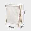 Cotton Linen Laundry Basket for Home, Balcony, Hotel, and Homestay Storage