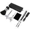 Professional Hair Cutting Thinning Scissors Salon Apron Hair Sweeping Brush Tool Set