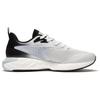 Li Ning Fabric Slip Resistant Low top Casual Running Shoes Men's White Black ARSS017-6