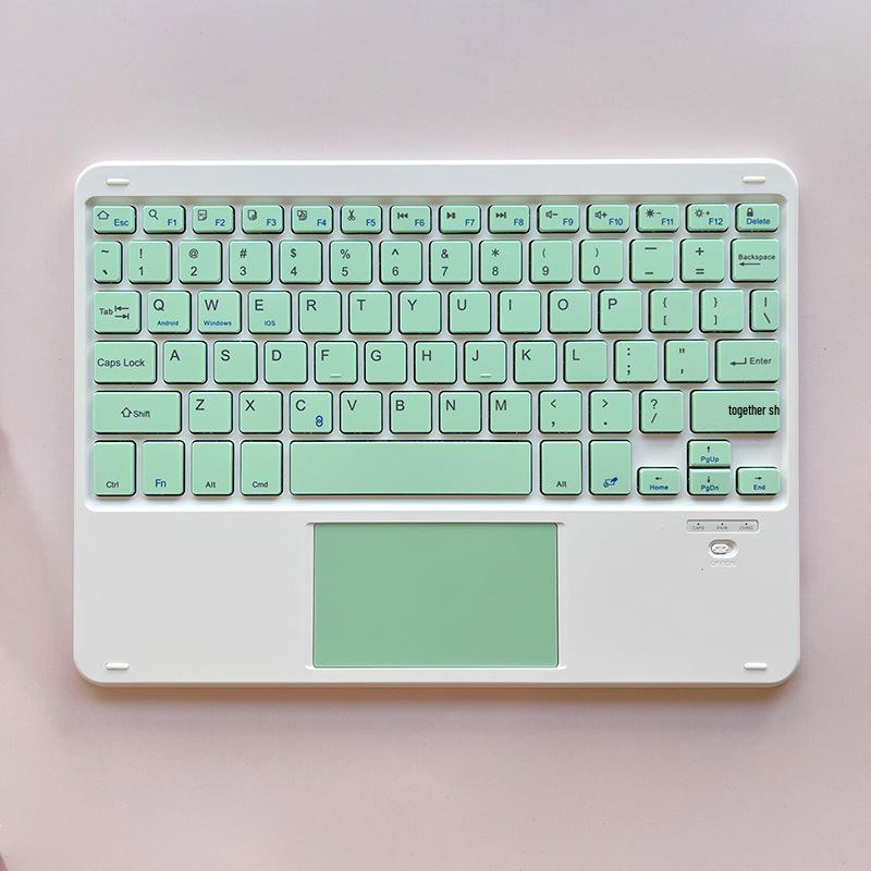 

Silent Seven-Color Backlit Bluetooth Keyboard for Apple & Huawei Tablets, Connects to Mobile Phones