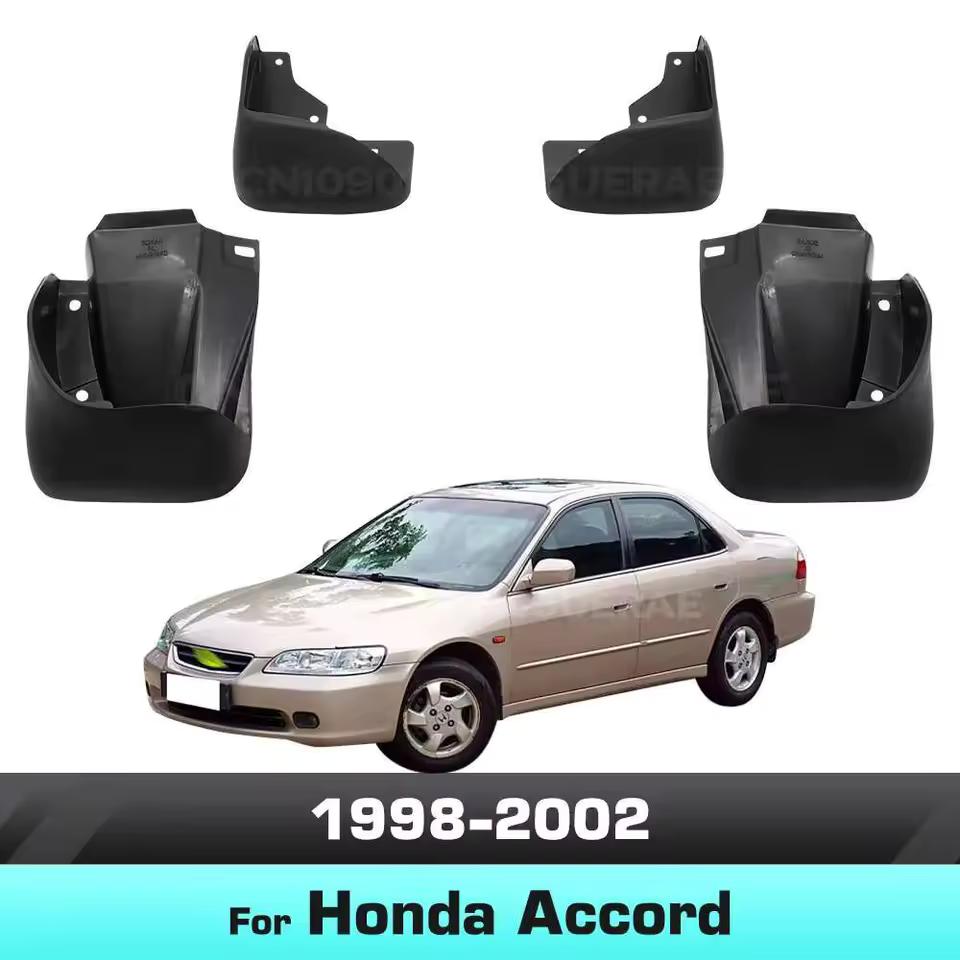 For Honda Accord 1998-2002 Mudflaps Splash Guards Front Rear Mud Flap Mudguards 1999 2000 2001 Set Molded Mud Flaps Accessories