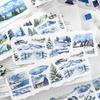 Office School Supplies Slow Season Series Washi Tape Ins Winter Snow Scene Hand Tent Diy  Decoration Kawai Stationery Lovely