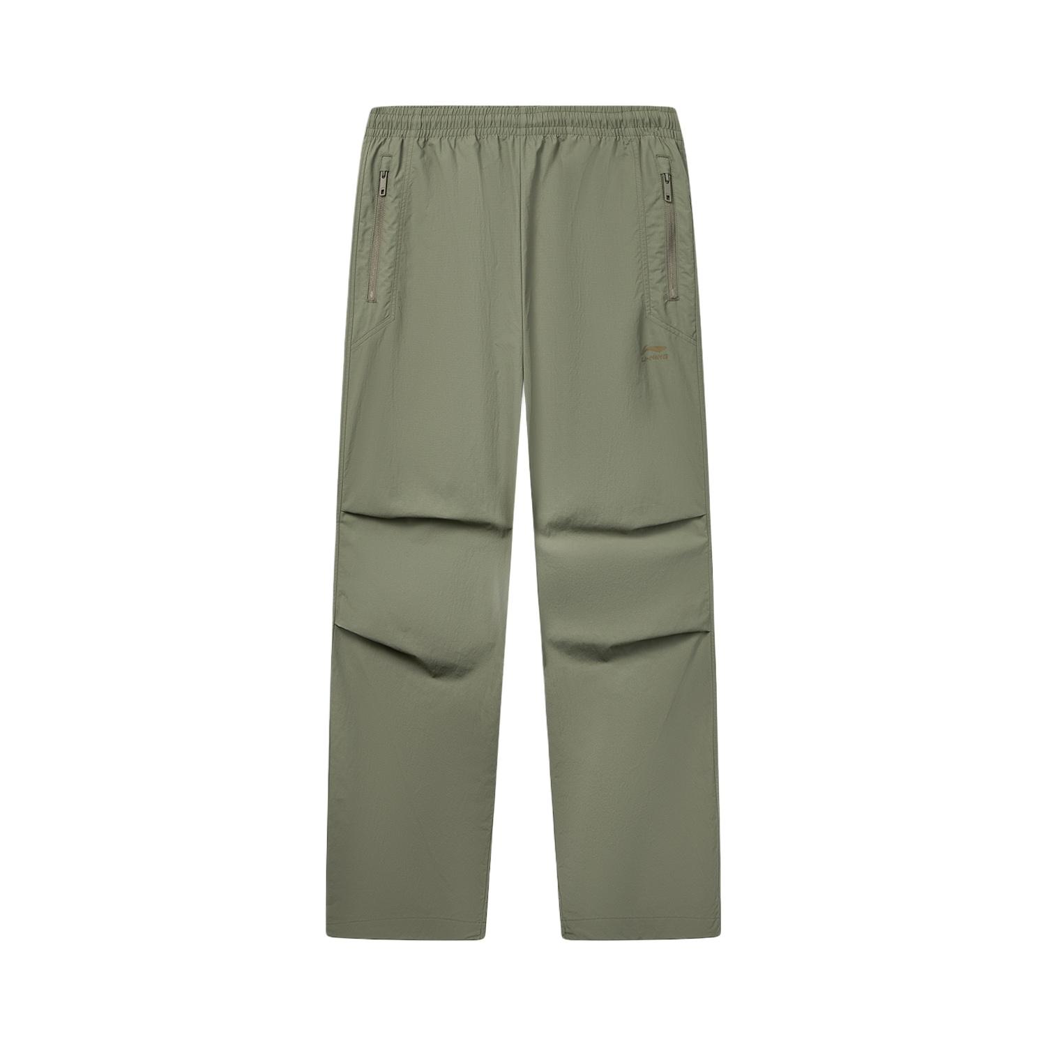 Li Ning Sports Lifestyle Series Loose Logo Sports Casual Pants Men bottoms AYKWC69-2 S