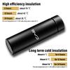 1Pcs Car Stainless Steel Intelligent Temperature Insulation Cup For BYD Qing Song Tang Yuan F3 I3 F0 F6 S6 S8 E5 E6 G3 G6 L3 S7
