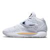 Nike KD 14 Home Scarpe da Ginnastica da Uomo Bianche Platino Puro Tinta Melone CW3935-100