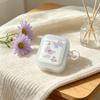 Transparent color simple butterfly for Apple AirPods 1 /1/1 generation protective case pro bluetooth headset