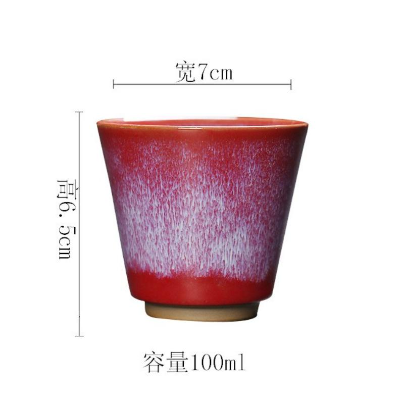 Japoński Styl Ceramiczny Kubek do Herbaty Zmiana Kilnu Kubek na Wodę Domowy Retro Kubki Kung Fu Akcesoria do Zestawu Herbaty Kubek Mistrza Naczynia do Picia Nowy