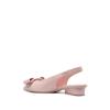 Salvatore Ferragamo Ferragamo Bow Detail Slingback Ballerina Shoes Pink