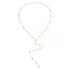 Adjustable Y-Shaped Crystal Necklace - European & American Geometric Layered Fashion