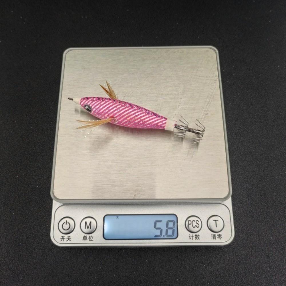Luminous Coating Egi Jig Bait UV Glow Saltwater Fishing Lure Horizontal Jig Lure  Saltwater Use