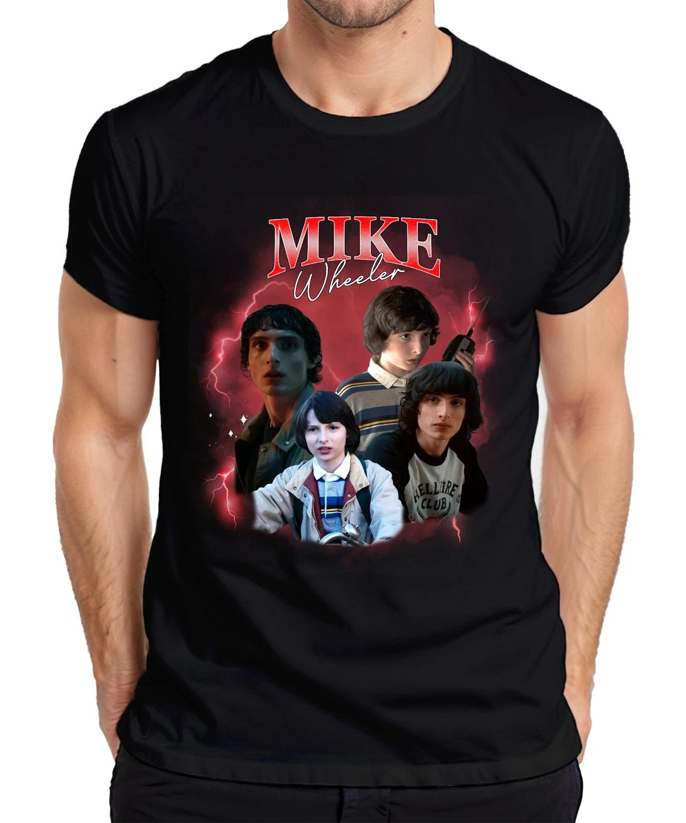 Mike Wheeler Stranger Fan Geschenk Hawkins 80er Retro 90er Bootleg Herren T-Shir XXXL