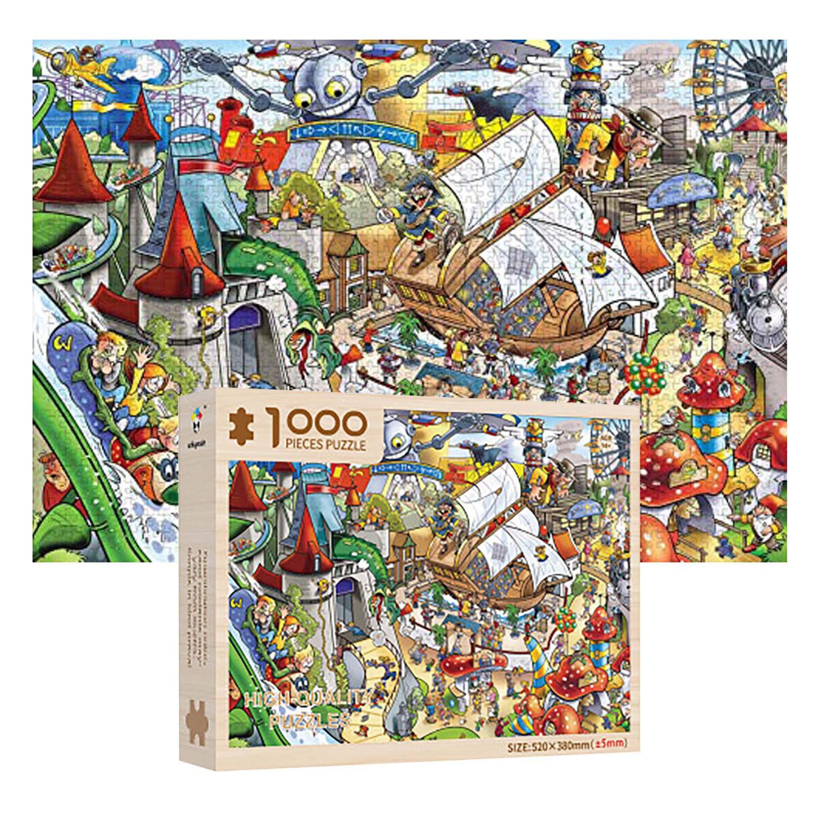 

Пазлы Sagit для взрослых, 1000 шт., большая игра-головоломка, интересные игрушки, индивидуальный подарок