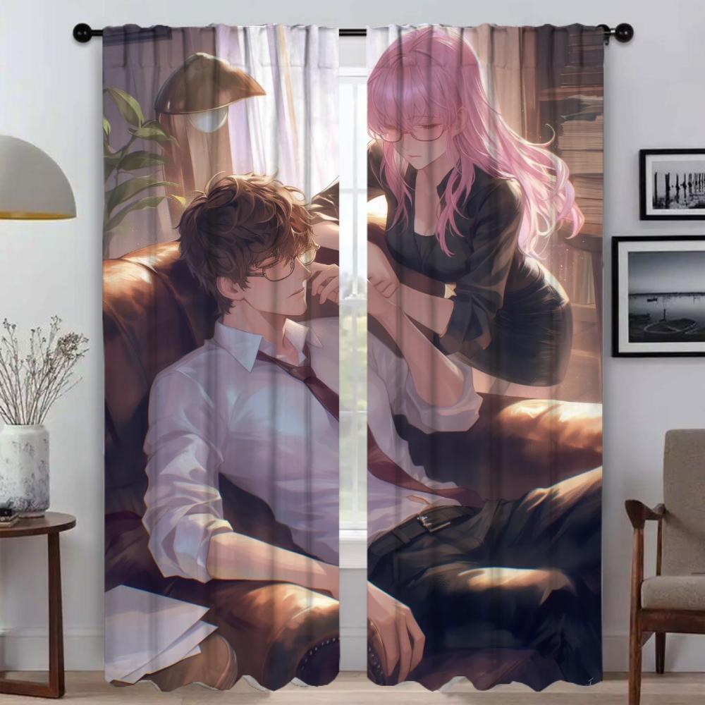 Boys and Girls Curtains Child Room Home Interior Curtains for Living Room Tulle for Bedroom Window Curtain Shades Partition