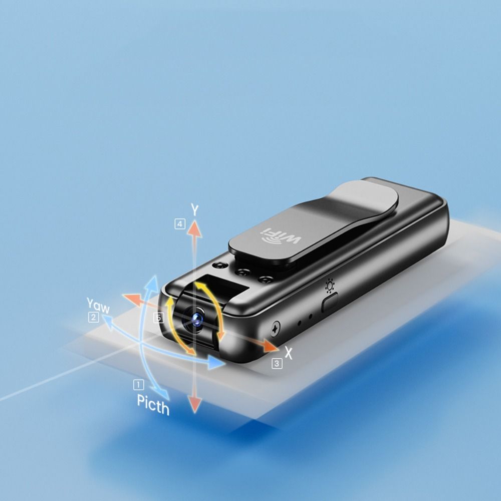 180 Rotating HD Mini Camera Chest Fixed Portable Motion Camera Boys Toys