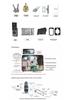 Waterproof Outdoor Smart Fingerprint Door Lock with Password Compatibility