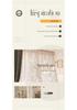 French Retro Lace Jacquard Blackout Curtains with Butterfly Design - Sheer White Style for Living Room & Bedroom