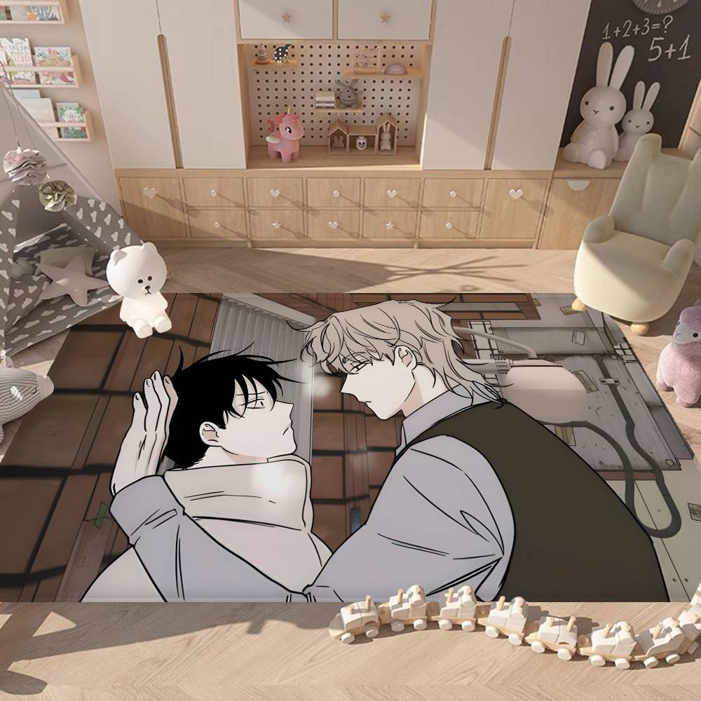 Low Tide In Twilight Anime Floor Mat INS Style Soft Bedroom Floor House Laundry Room Mat Anti-skid Household Carpets