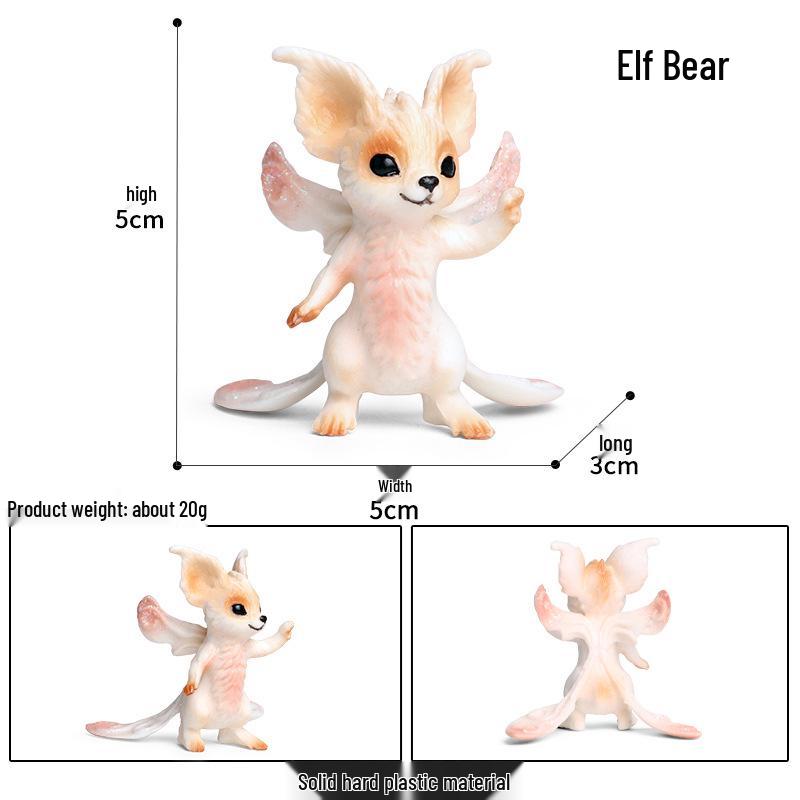 European Mythical Pegasus Unicorn Toy Model: Elf, Mythical Creature, Magic Beast 