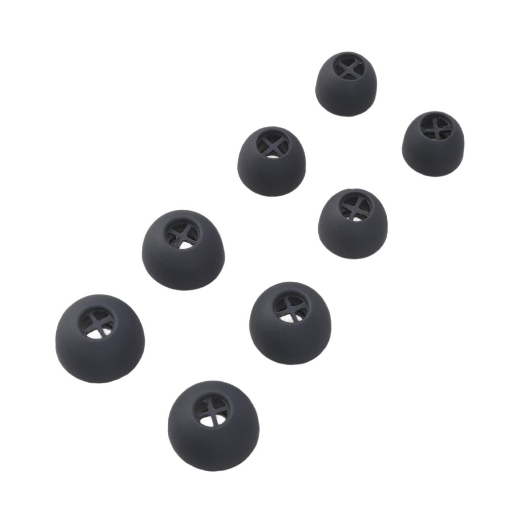 4Pairs Earbuds Cover In-Ear Tip Soft Silicone Ear Buds Accessories for 3 Earphone Eartips