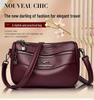 2024 Women's Multi-Layer Soft Texture Shoulder & Crossbody Bag - Large Capacity, High Quality