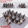 Medieval Dwarf Wild Boar Chariot Army Figures Set Mini Lord Building Blocks Bricks Toy
