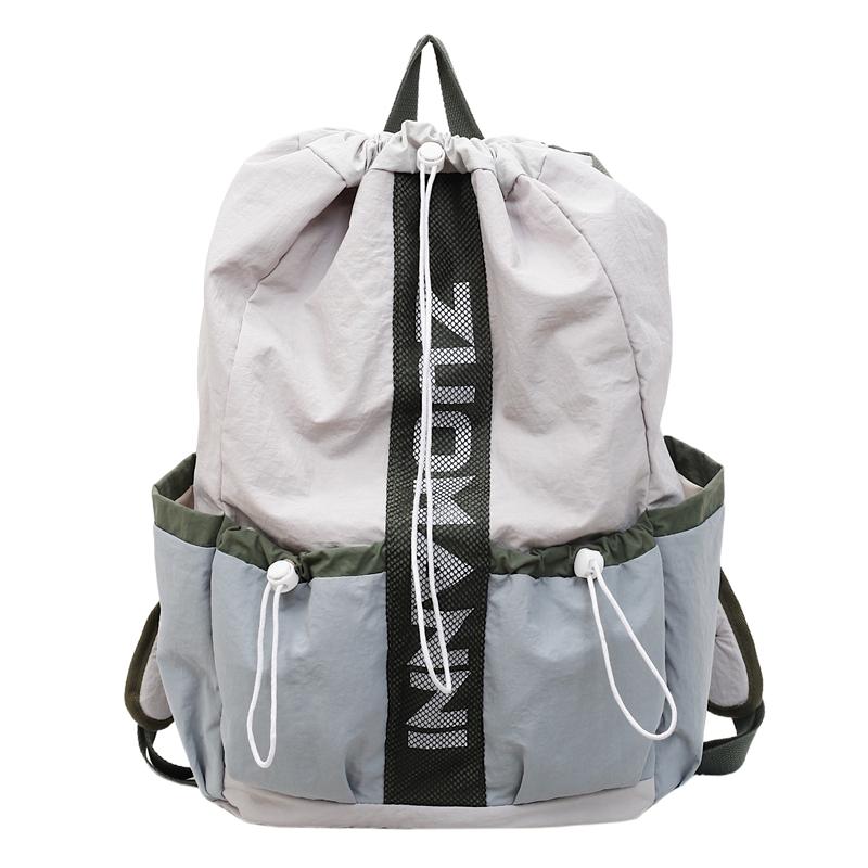 Versatile Drawstring Backpack - Lightweight Sports Bag for Tennis & Badminton Rackets, Perfect Gym & Travel Pack