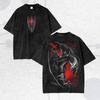 Lord Of The Rings Shirt Sauron Vintage Graphic Tee Dark Fantasy Streetwear Gift For Tolkien Fans Men Women Cotton Tshirt Y2k