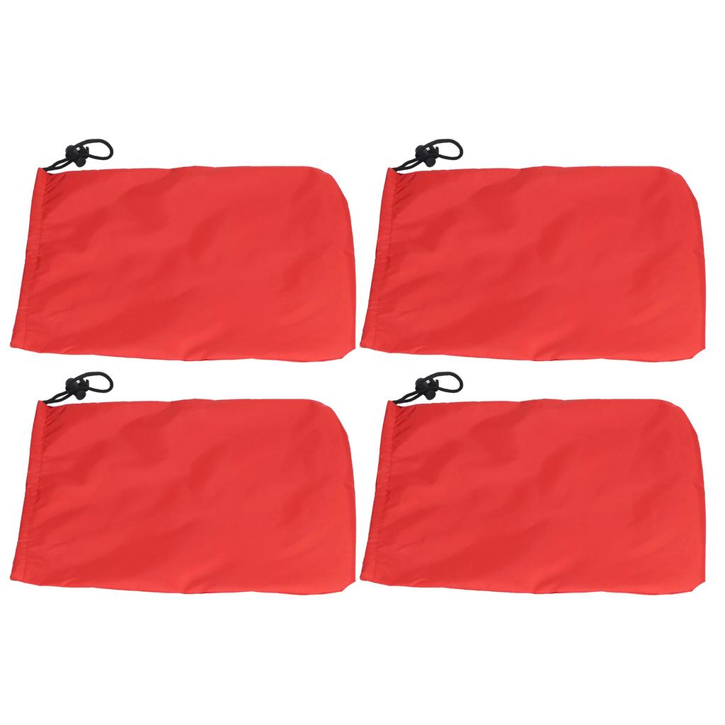 4 Stück Auto Rückspiegel Schutzhülle 190T Polyester Taft Armatur Frostschutz Abdeckung Rot