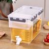 6L Lemonade Tea Water Kettle Large Capacity Plastic Beverage Drink Kettle With Faucet Kitchen Office Outdoor Picnic
