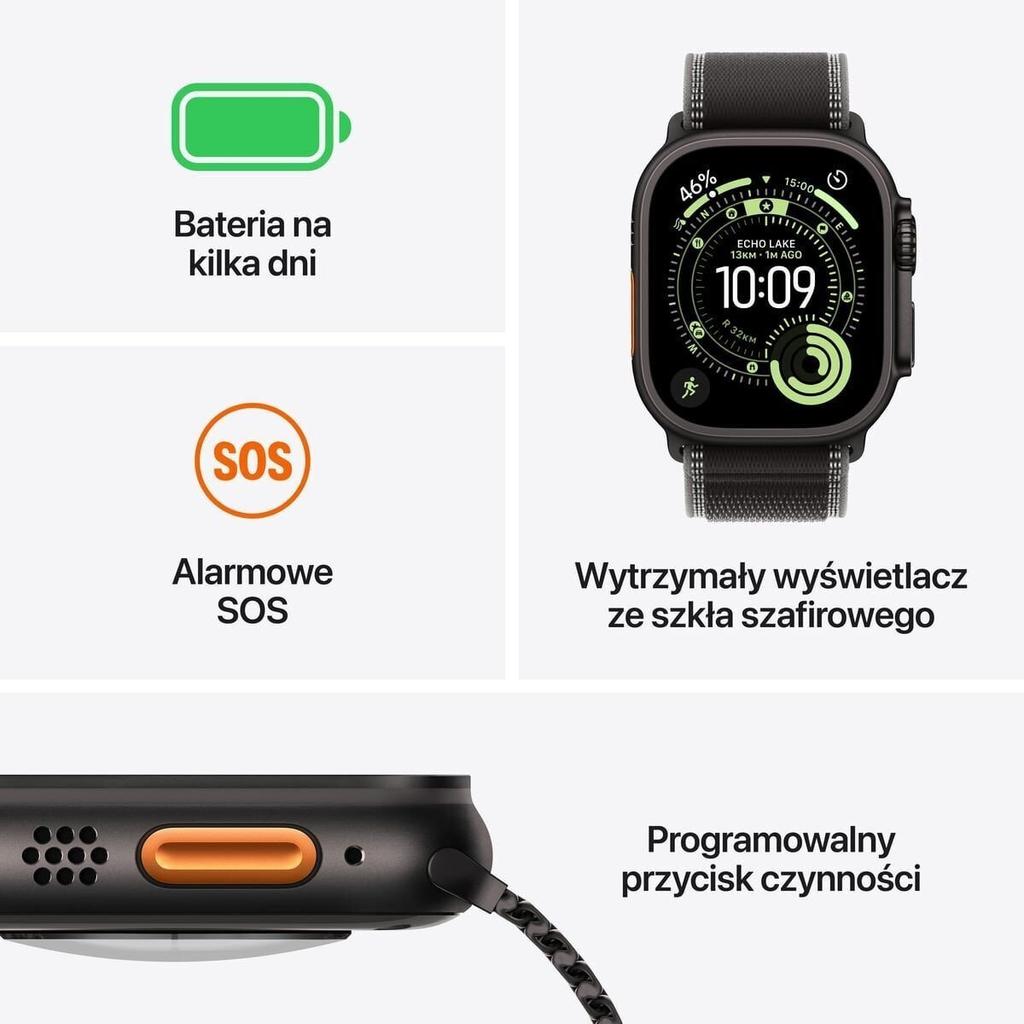 Apple Ultra 3 Smartwatch GPS Cellular 49mm Titanium/Blue