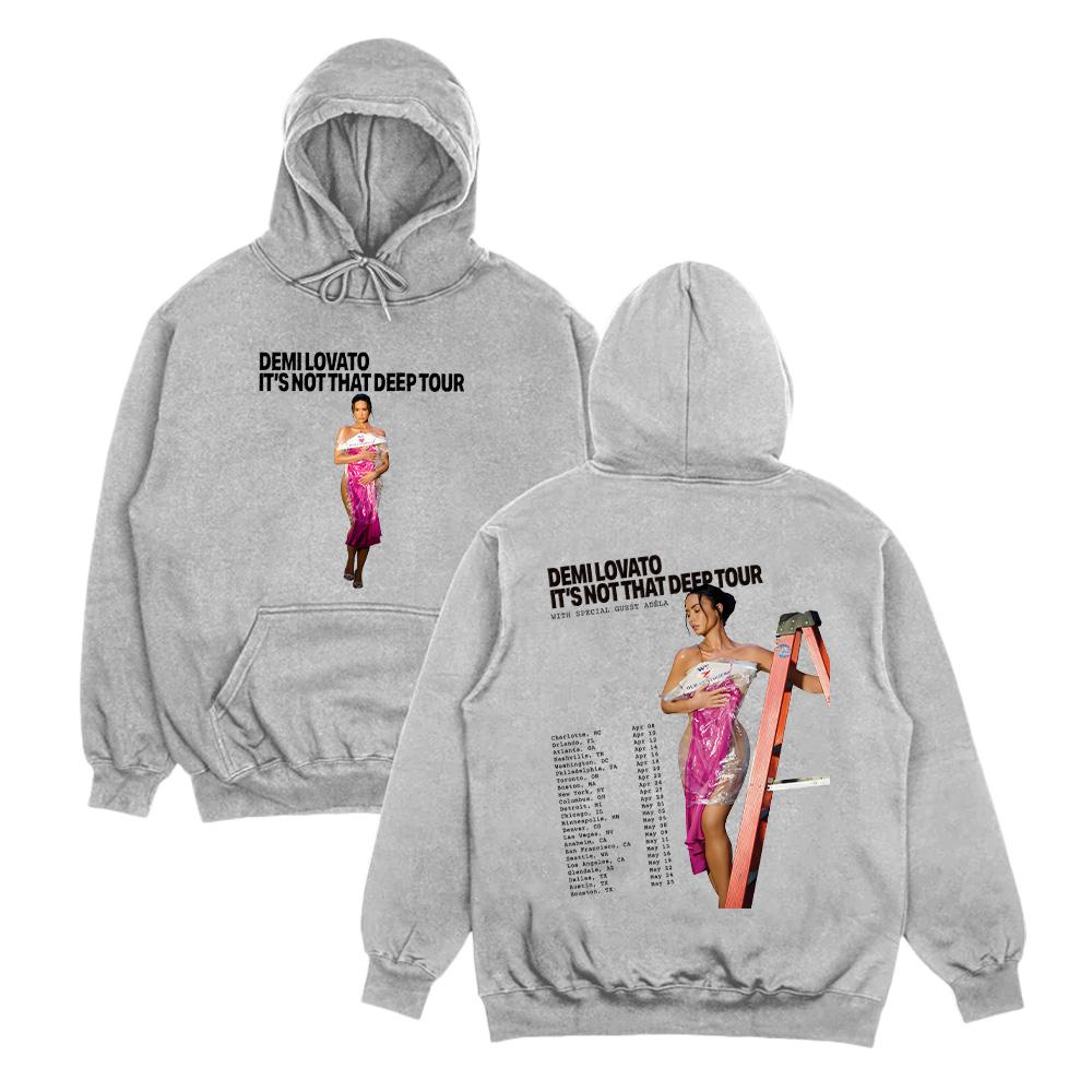 Demi Lovato It's Not That Deep Collection Tour Hoodies Fashion Women Casual Versatile Unisex Pullovers Y2K Sweatshirts