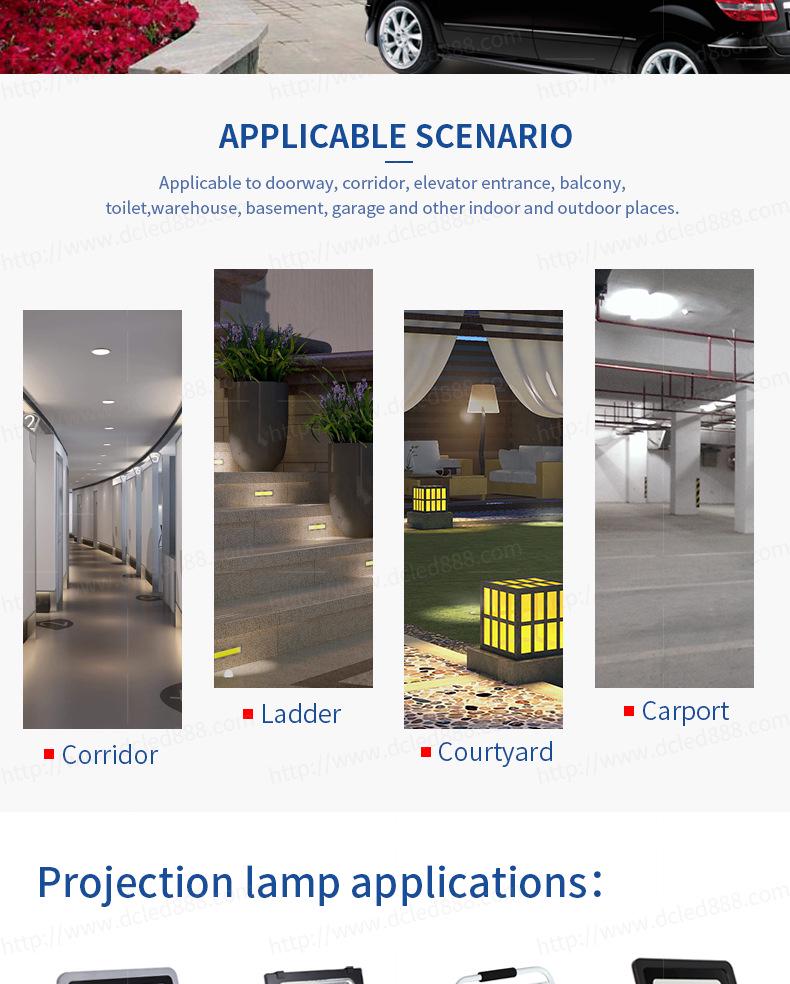 Adjustable 180° PIR Motion Sensor Detector