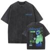 Washed Rapper Frank Vintage Oversized T Shirts Men Ocean Hip Hop Trend T Shirt Blond Pop Music Tshirts Male Fashion Streetwear