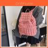 Urban Minimalist Womens Puffy Backpack With Polyester Material And Large Capacity For Daily Use