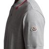 Moncler Solid Color Casual Cuff Badge Short Sleeve Polo Shirt Men Polo Shirts Gray I20918A0000584556986