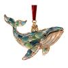 Gastgeschenke für Festivals Meerglas-Weihnachtsdekoration, Küsten-Schildkröte Walhai Oktopus Bürodekorationen Baumbehang, Meeresinspiriert