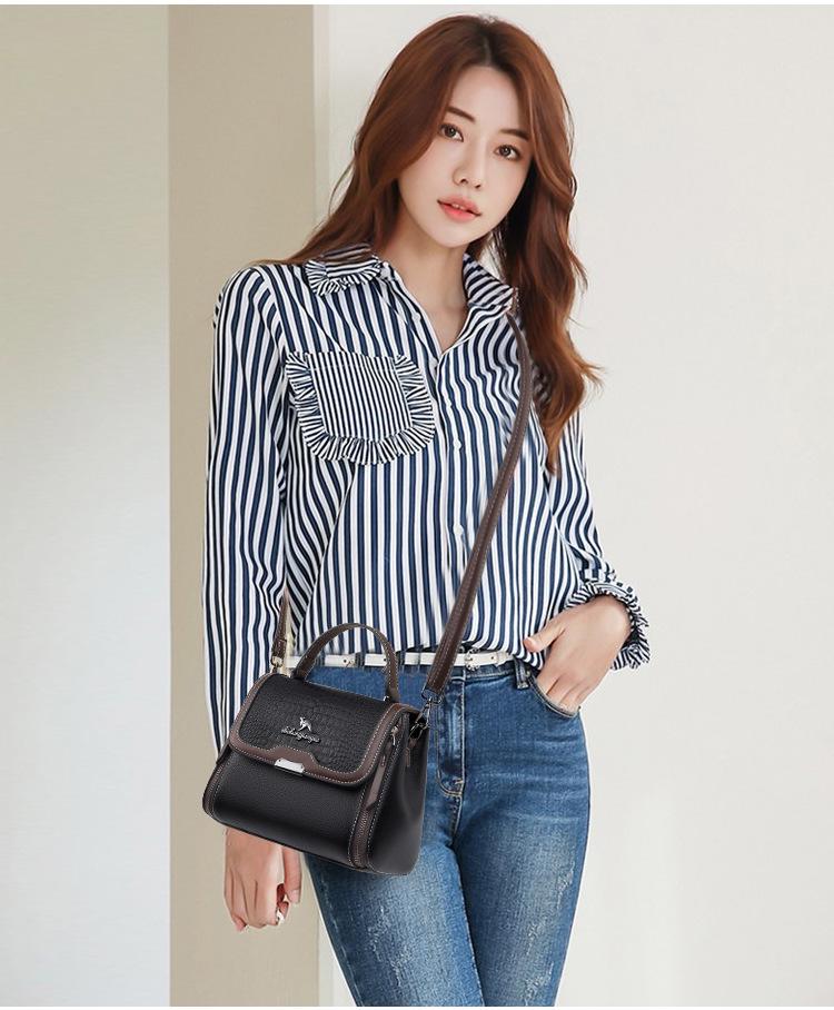 Genuine Leather Women's Fashion Tote: 2025 Versatile Large Capacity Shoulder & Messenger Handbag