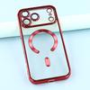 For iPhone 17 Pro Case Compatible with MagSafe Electroplated TPU Phone Cover with Lens Film
