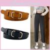 Stylish Women's Belt For Jeans Adjustable Without Holes Elegant Pu Leather Design