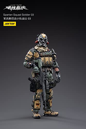 JOYTOY Soldier Spartan Squad Warrior 03 1/18 Scale PVC & ABS Painted Movable Figure