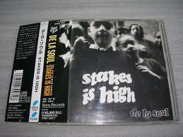 

CD DE LA SOUL - STAKES IS HIGH SRCS7997 Tommy Boy 1996 Япония Танцевальная и электронная музыка Б/У