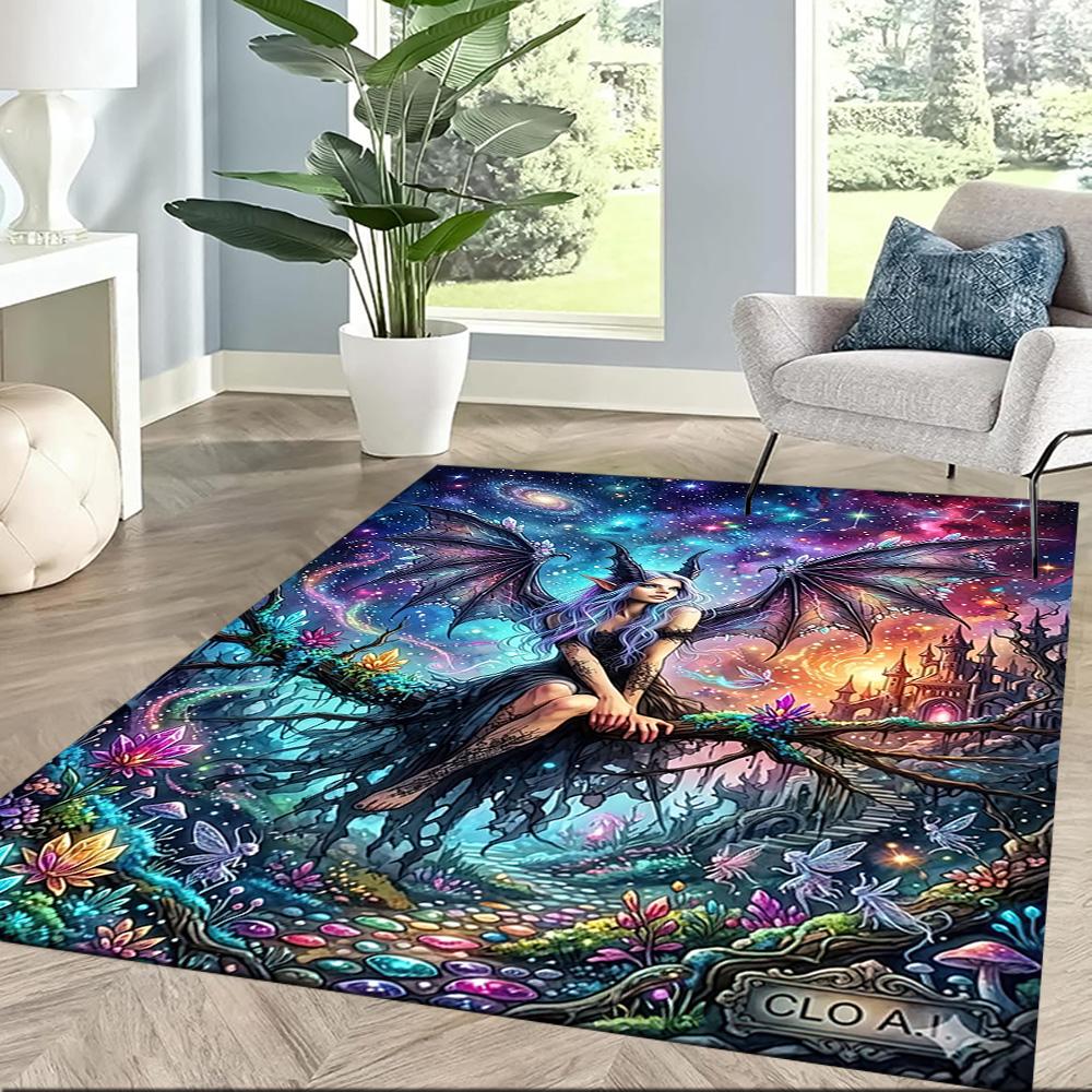 Gothic Style Carpet Perfect for Outdoor Study Room Dormitory Game Room Anti-slip Rug Office Home Decor Birthday/Christmas Gift