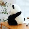 Cute Panda Plush Toy Children's Birthday Gift Zoo Souvenir Activity Ornament Home Throw Pillow