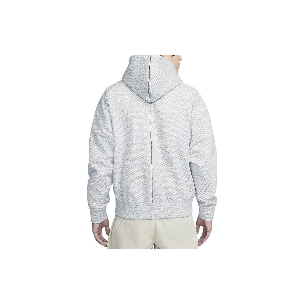 Nike Solid Color Loose Hoodie Long Sleeve Sweatshirt Men Tops Light-Grey DX4303-084