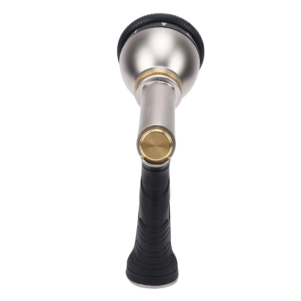 Garden Hose Nozzle Zinc Alloy 9 Modes Adjustable High Pressure Water Nozzle Sprayer for Gardening Lawn Care Car Cleaning