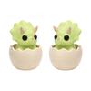 huaqianguhh Dinosaur Egg Clicker Fidget Toy, 3D Printed Dino Eggshell Finger Clicker, Pocket Size Push Button Toy for Anxiety Stress Relief