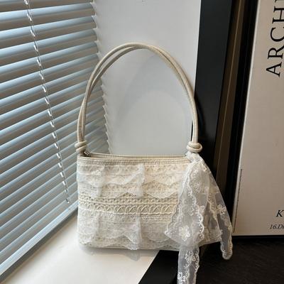 Beautiful and Gentle Temperament, Single Shoulder Armpit Bag, Popular In Summer, Sweet and Large-capacity Portable Tote Bag for Women