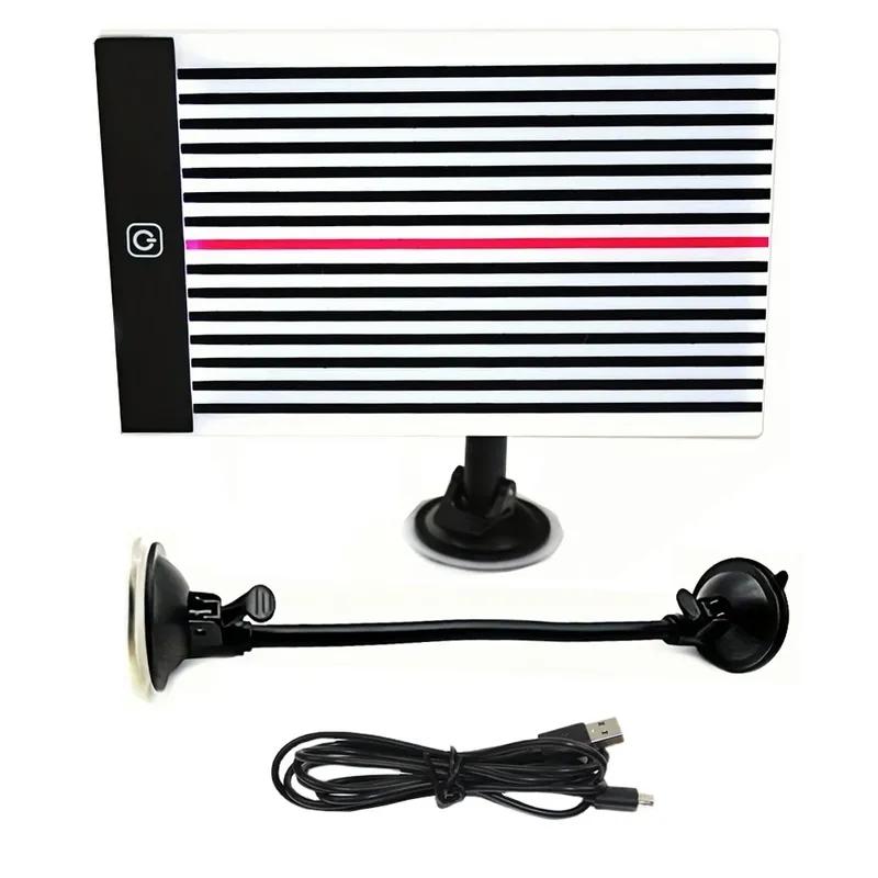 Luce a Linea Riflettente LED Rilevatore di Ammaccature Carrozzeria Rimozione Ammaccature Senza Verniciatura Luce a Linea di Controllo Accessorio per Riparazione Auto