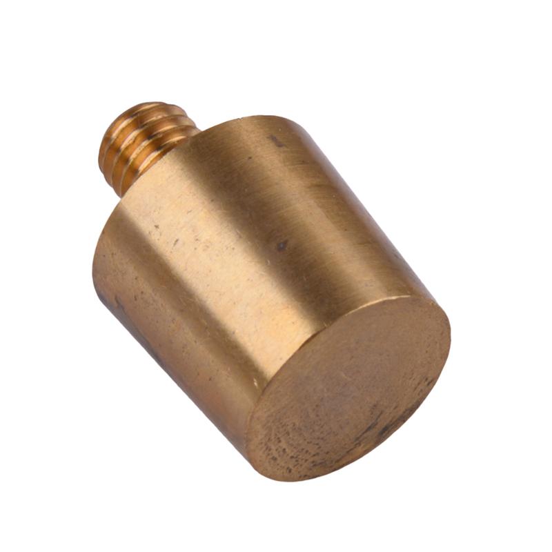 2Pcs M8 Thread Cone Battery Pole Adapter Terminals Connectors Fittings Brass Universal for Automobile Car Boat RV